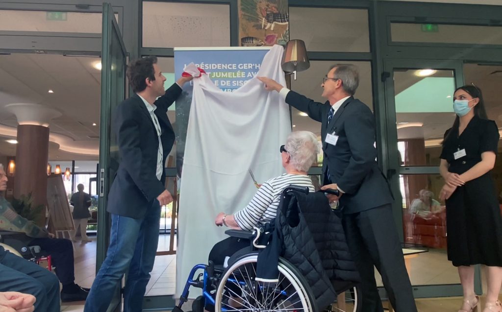 Inauguration pour le jumelage de la résidence Ger'home